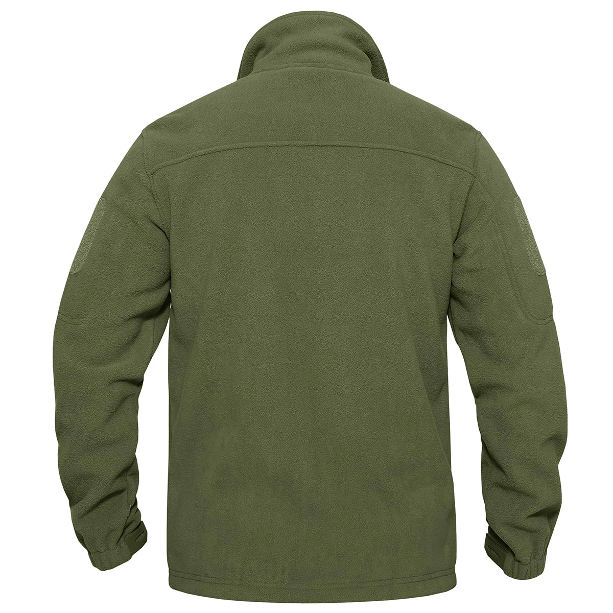 Tacvasen jaqueta de lã masculina, casaco macio e quente à prova de vento com zíper completo, vários bolsos com zíper, caminhadas, trabalho ao ar livre, corta-vento