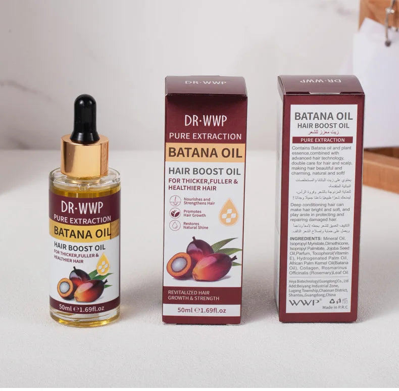 Kit Shampoo e Condicionador Batana Oil 500ml — Hidratante, Suavizante e Anti-Frizz para Cabelos