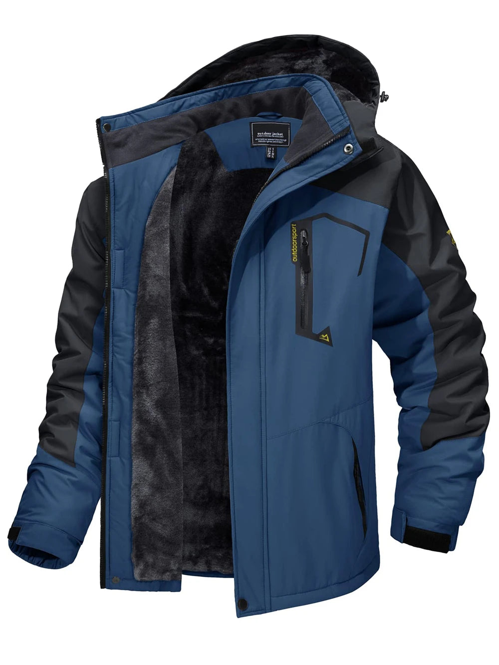 Jaqueta de Montanha Tacvasen Masculina — Quentinha, Impermeável e Corta-Vento para o Inverno
