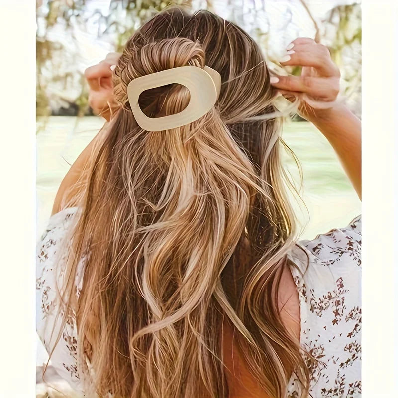 Grampos de Cabelo Foscos Antiderrapantes — Estilo Coreano, Durável e Elegante para o Dia a Dia