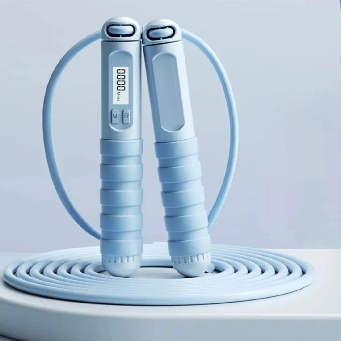 Corda de Pular Eletrônica com Contador — 2,8m, Unissex, Ideal para Cardio e Perda de Peso