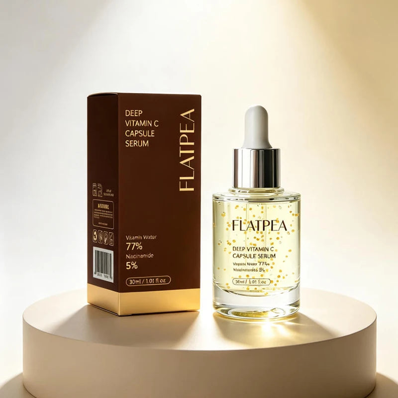 Sérum em Cápsulas de Vitamina C — Essência Iluminadora com Niacinamida para Brilho e Hidratação Facial