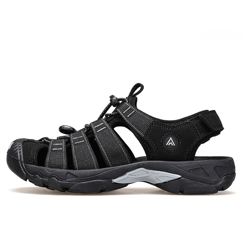 HUMTTO-Sandálias Outdoor Respiráveis para Homens, Sapatos de Caminhada, Sapatos de Água, Praia, Acampamento, Escalada, Aqua Sneaker, HT-710445A, Verão