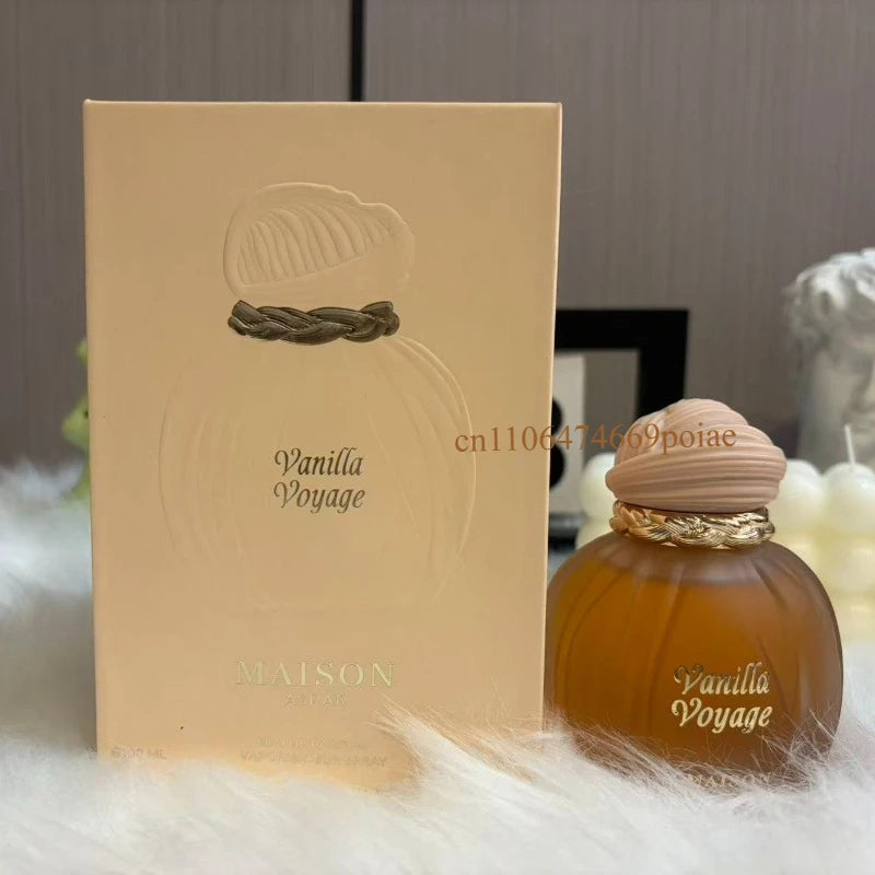 Perfume Maison Asrar Vanilla Voyage 100ml — Fragrância Oriental de Baunilha, Caramelo e Âmbar