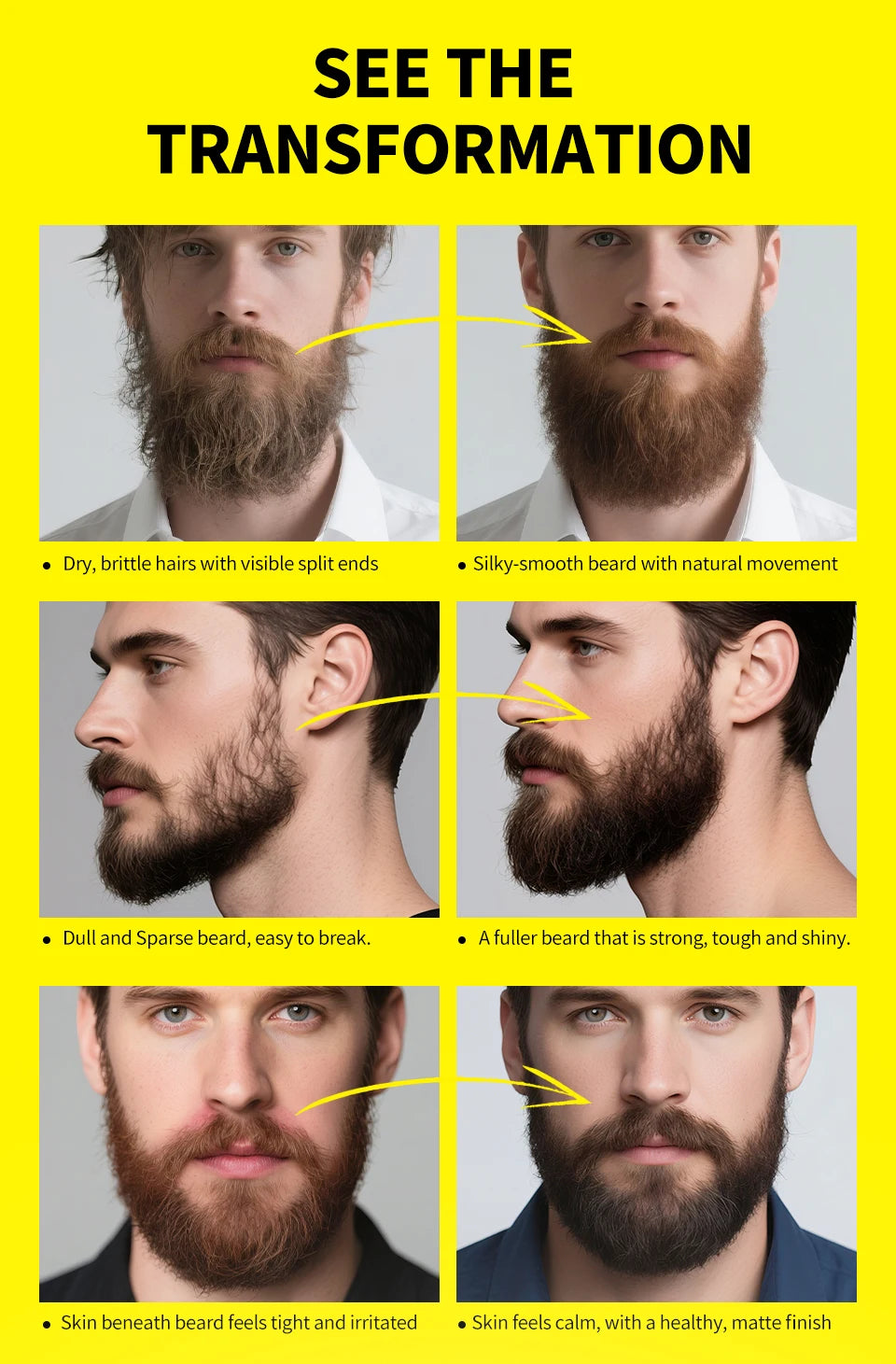 Kit de Óleo para Barba Masculino — Creme Hidratante, Cera e Óleo para Bigode Estiloso e Charmoso