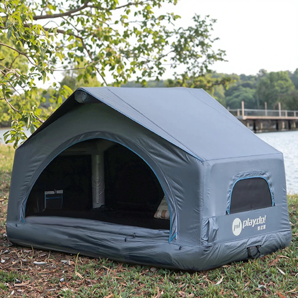 Tenda de Glamping Portátil para Camping ao Ar Livre, Tenda Inflável para Teto de Carro SUV 4x4
