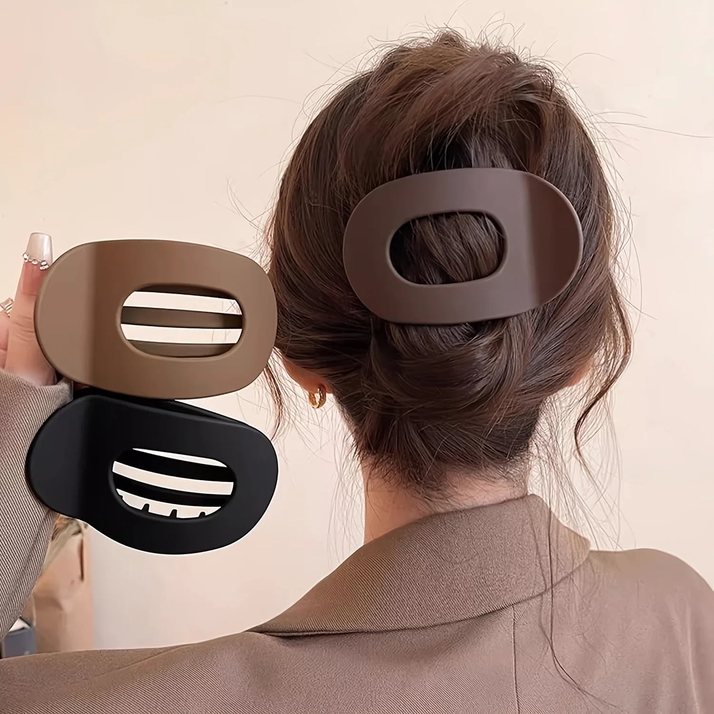Grampos de Cabelo Foscos Antiderrapantes — Estilo Coreano, Durável e Elegante para o Dia a Dia