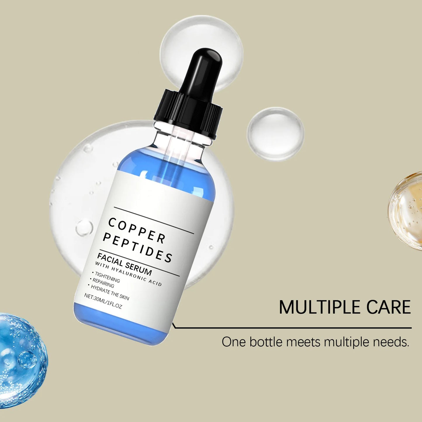Sérum Facial Hidratante com Ácido Hialurônico — Repara a Barreira da Pele e Melhora a Textura