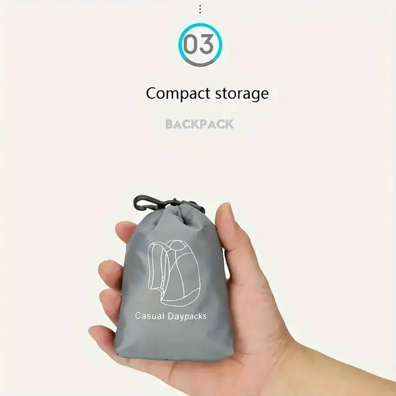 2025 Nova mochila ultraleve multifuncional de 1 pacote – dobrável e portátil – perfeita para ciclismo, caminhadas e itens essenciais para viagens