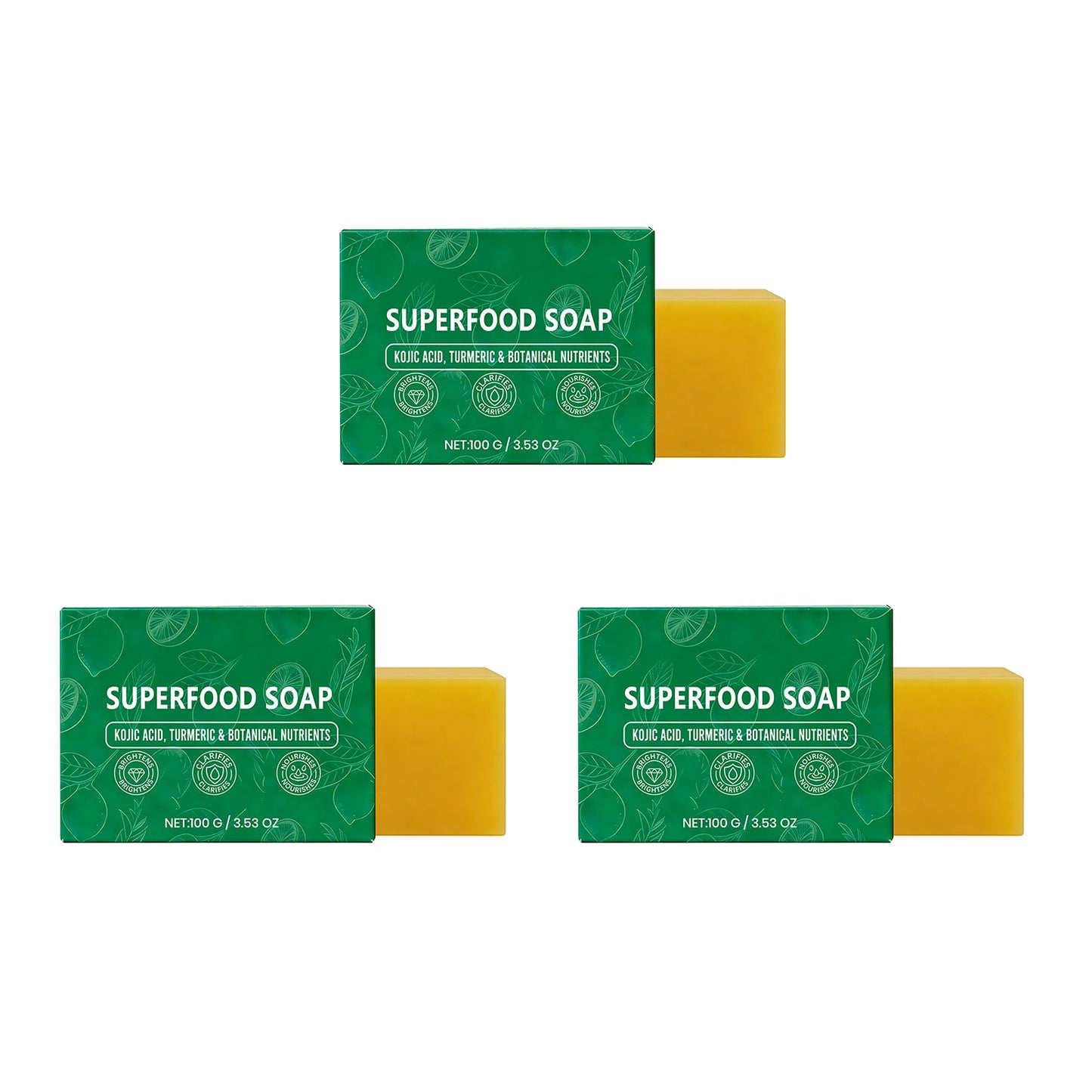 Sabonete Facial Natural com Oleo Essencial — Limpeza Profunda, Anti-Acne, Controle de Oleosidade, 100g