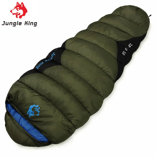 Saco de Dormir Térmico Leve para Camping e Trilha — Múmia de Fibra Oca, Compacto e Resistente