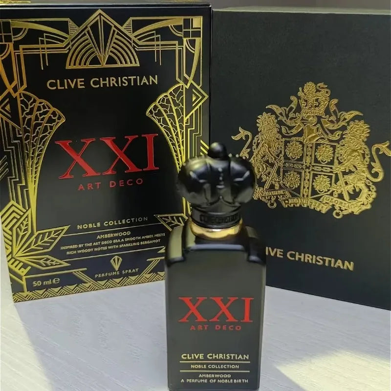 Perfume Clive Christian Masculino 50ml — Fragrância Fresca com Jasmim, Rosa, Sândalo e Musk