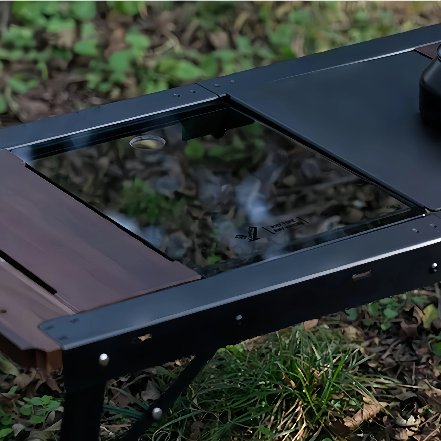 1 Unidade de Painel de Vidro IGT de Alta Resistência para Glamping, Acessório Portátil para Camping ao Ar Livre