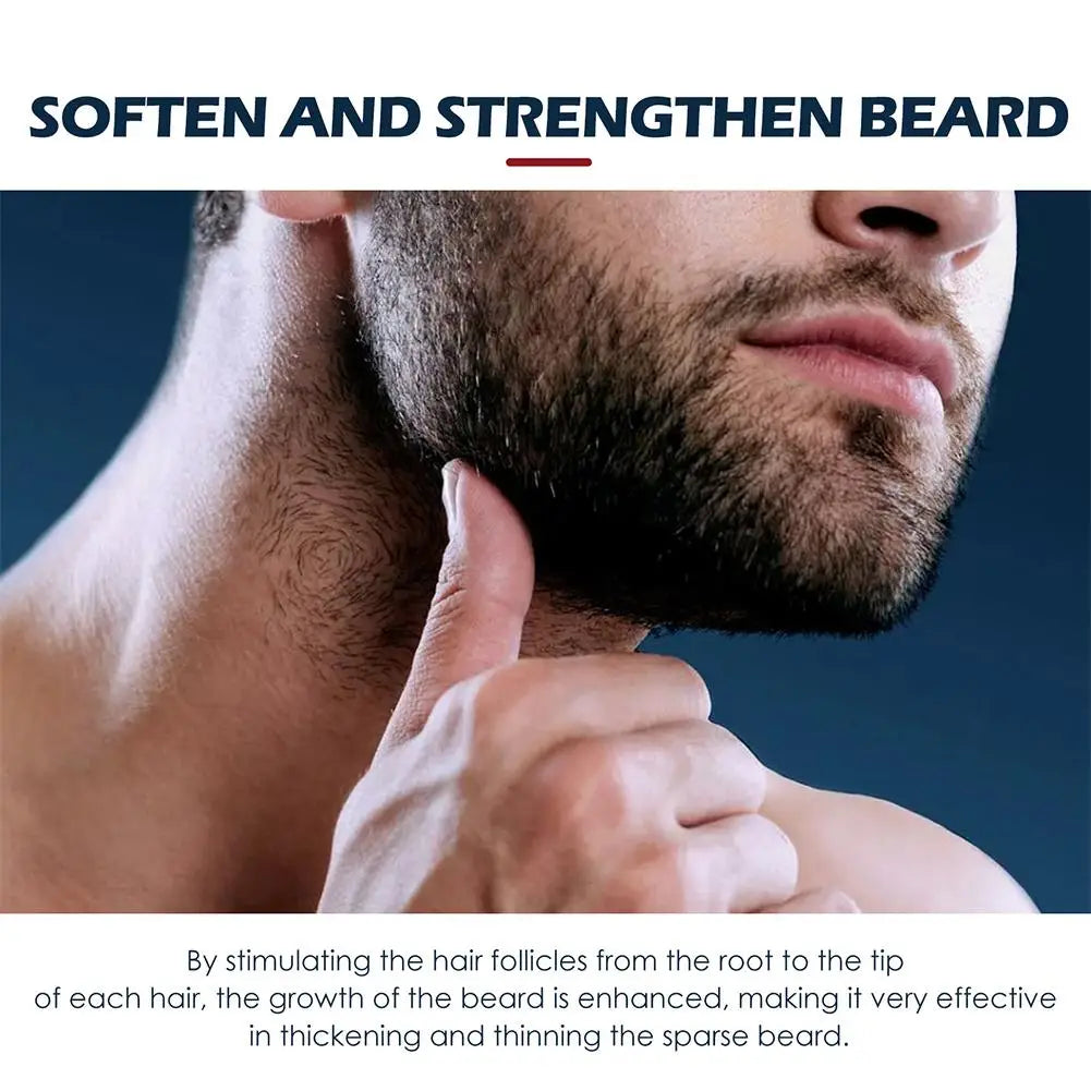Óleo para Barba Masculino 30ml — Suavizante, Nutritivo e Estimulante para Crescimento Saudável