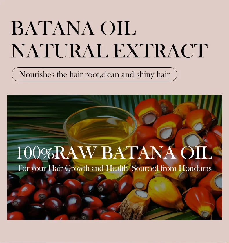 Kit Shampoo e Condicionador Batana Oil 500ml — Hidratante, Suavizante e Anti-Frizz para Cabelos