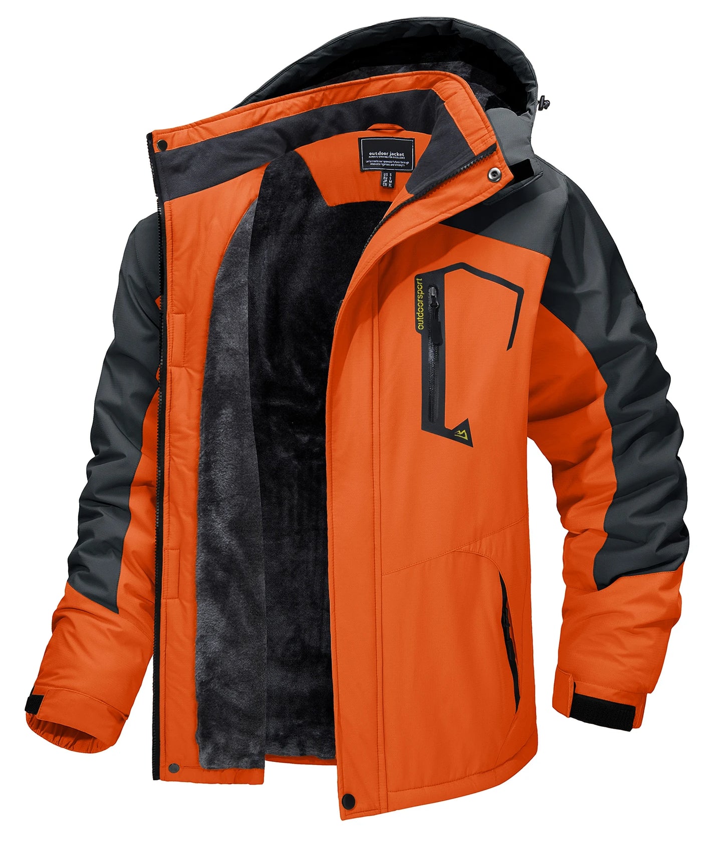 Jaqueta de Montanha Tacvasen Masculina — Quentinha, Impermeável e Corta-Vento para o Inverno