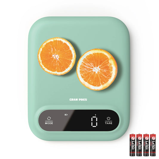 Balança Digital de Cozinha Profissional — Precisao 1g, Display LED, Funcao Tara, 7 Unidades