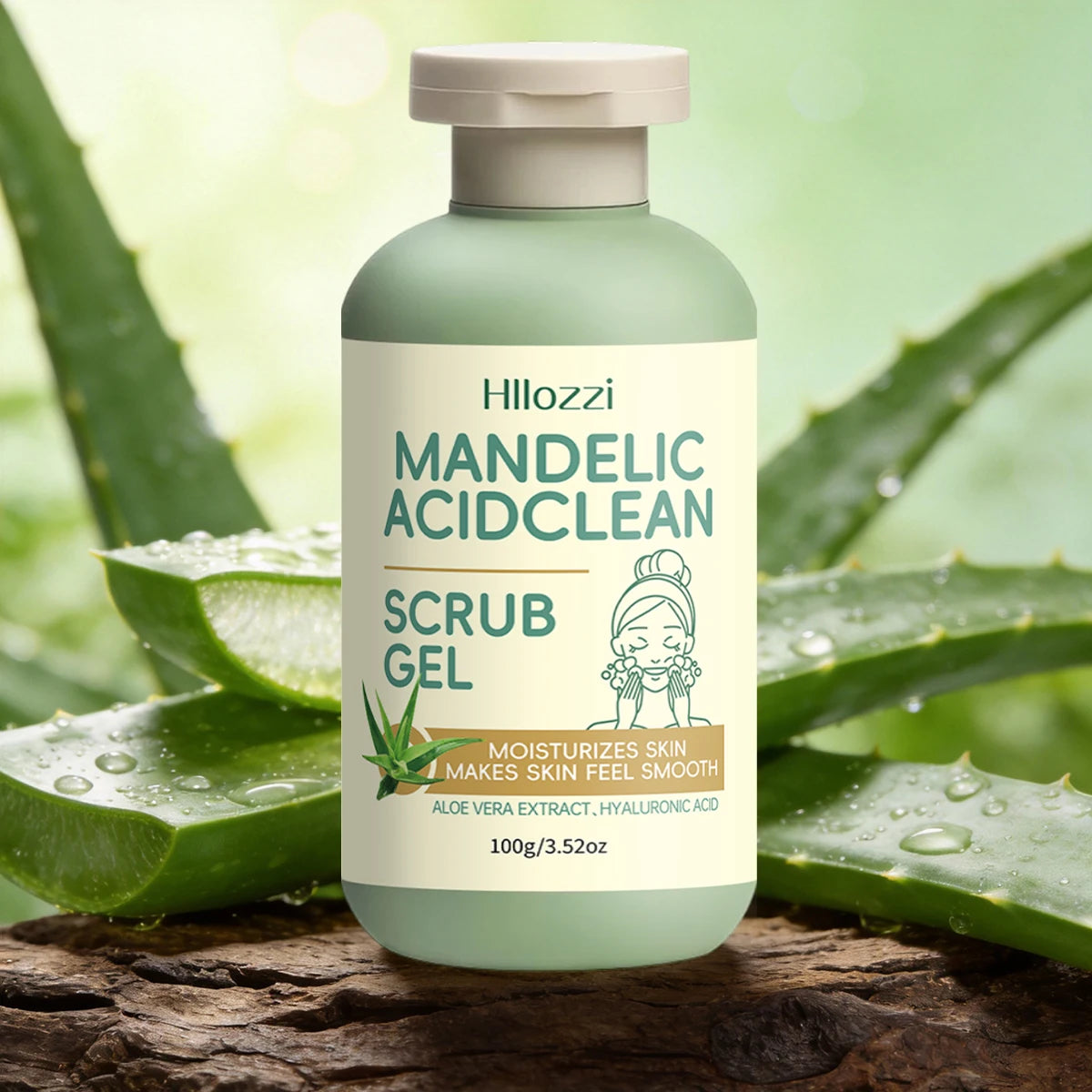 Gel de Limpeza e Esfoliação com Ácido Mandélico — Limpeza Profunda e Suave para Pele Radiante
