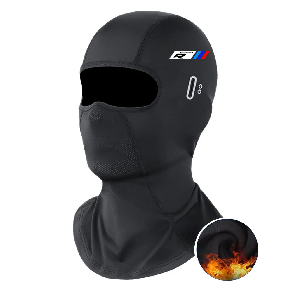 Balaclava para Moto BMW S1000R — Respiravel, Corta-Vento, Versoes Curta e Longa para Verao e Inverno