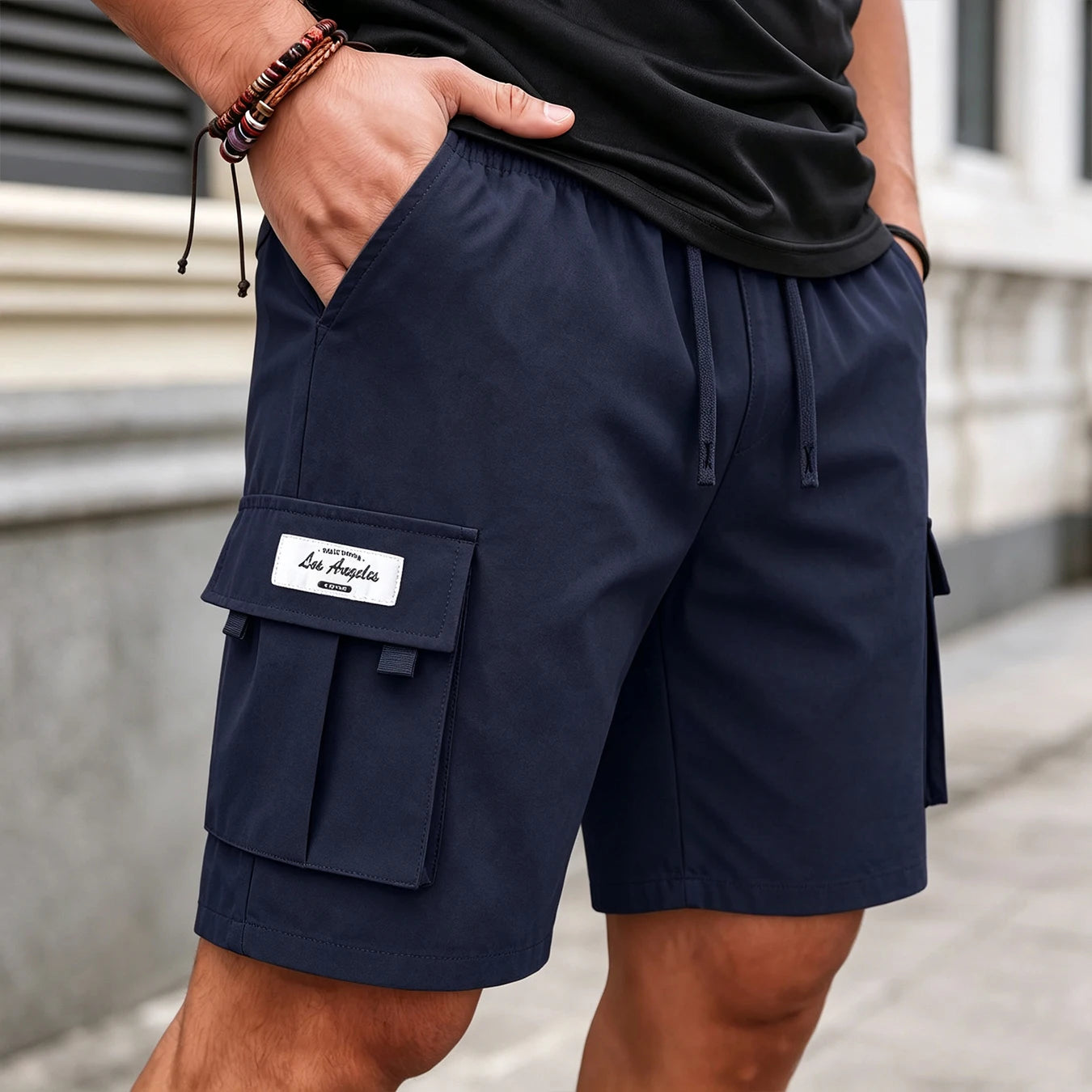 Bermuda Cargo Masculina Estilosa — Leve, Resistente e Perfeita para o Verão