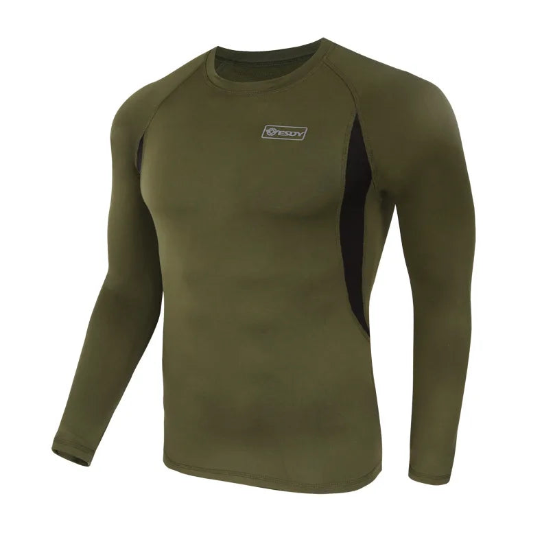 Conjunto Térmico Masculino de Inverno — Compresso, Fleece e Secagem Rápida em 4 Cores
