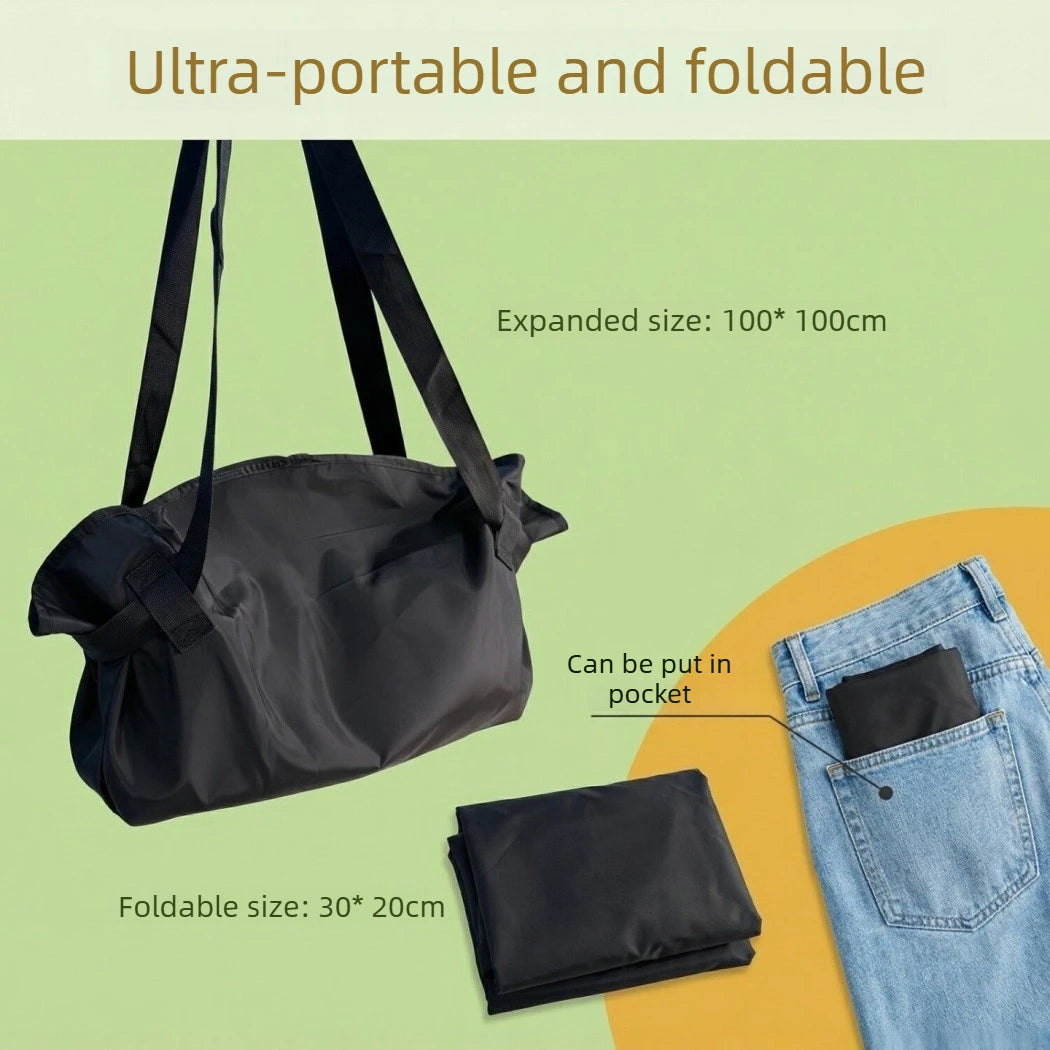 Bolsa Organizadora de Viagem Dobável e Resistente — Grande Capacidade para Camping, Passeios e Piquenique