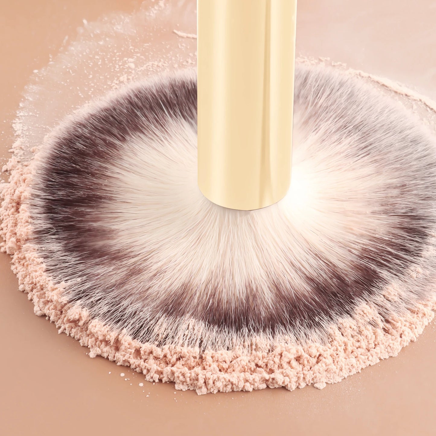 Kit com 13 Pincéis de Maquiagem Profissionais — Base, Corretivo, Pó, Sombra e Blush Kabuki