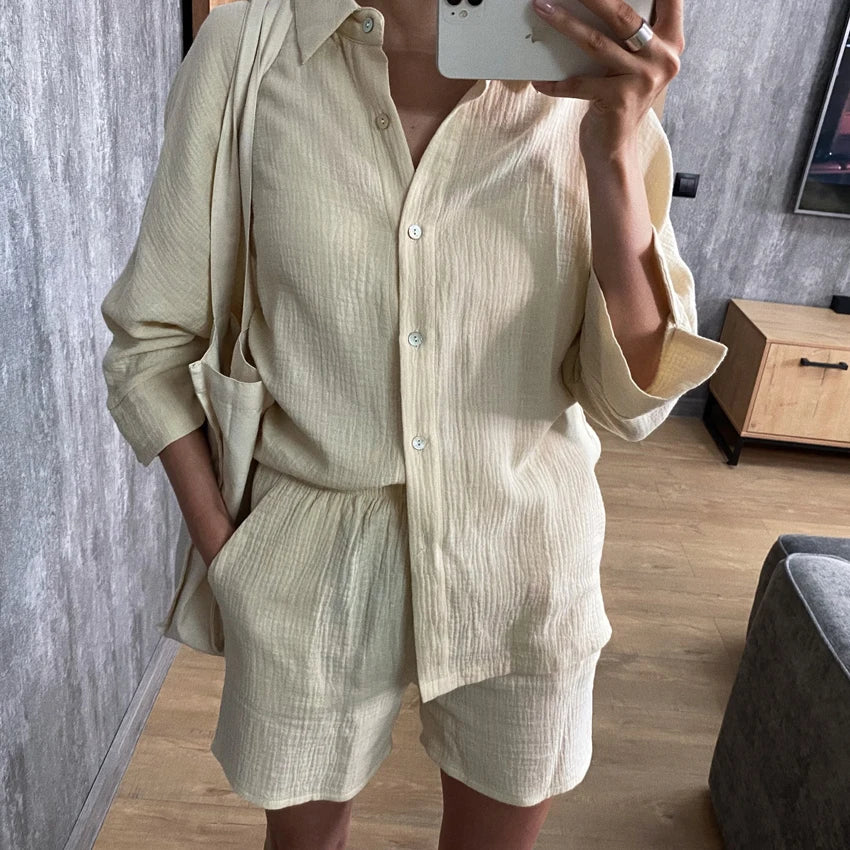 Pijama de Algodão Feminino Quentinho — Conforto e Estilo para Noites Perfeitas