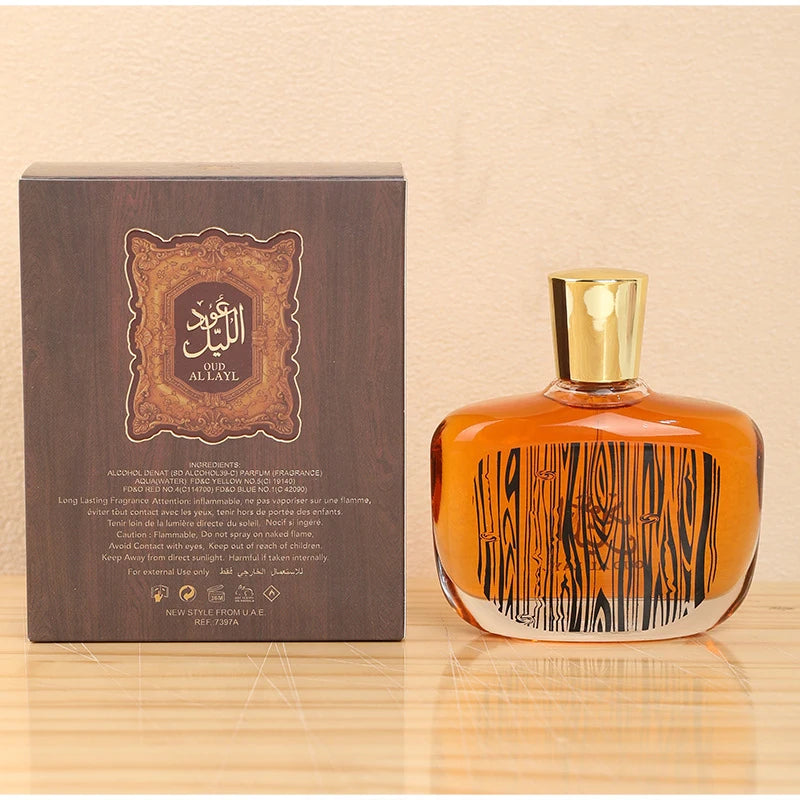 Perfume Árabe Clássico de Sândalo e Almíscar — Fragrância Amadeirada Elegante e Duradoura