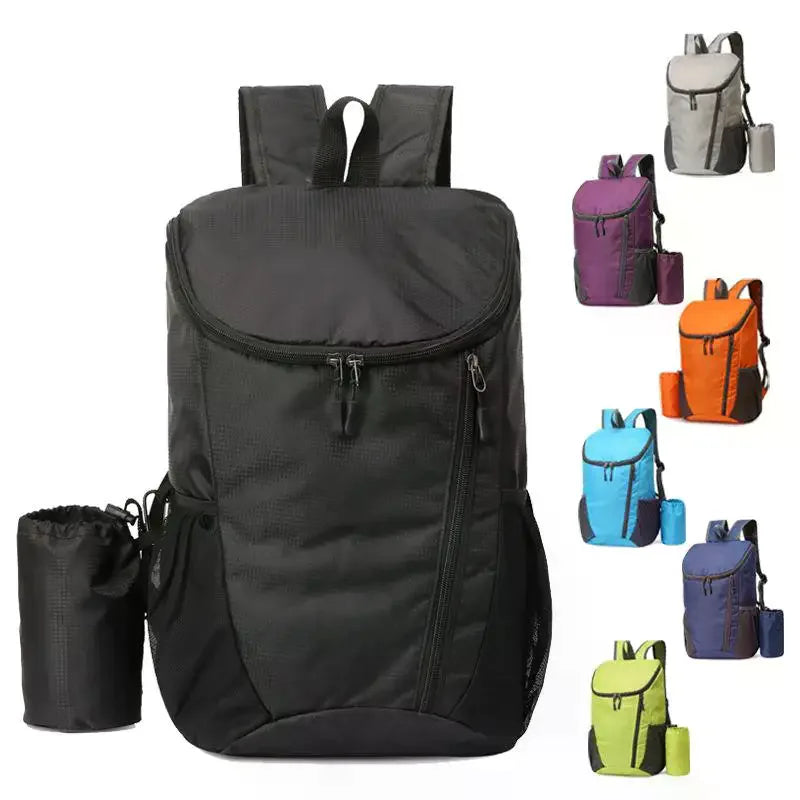 Mochila Portátil Dobrável de 20L para Montanhismo, Ultraleve, para Ciclismo ao Ar Livre, Viagem e Caminhada