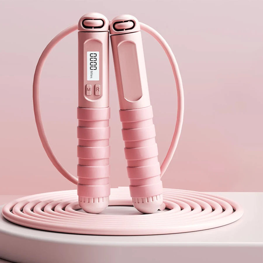 Corda de Pular Eletrônica com Contador — 2,8m, Unissex, Ideal para Cardio e Perda de Peso