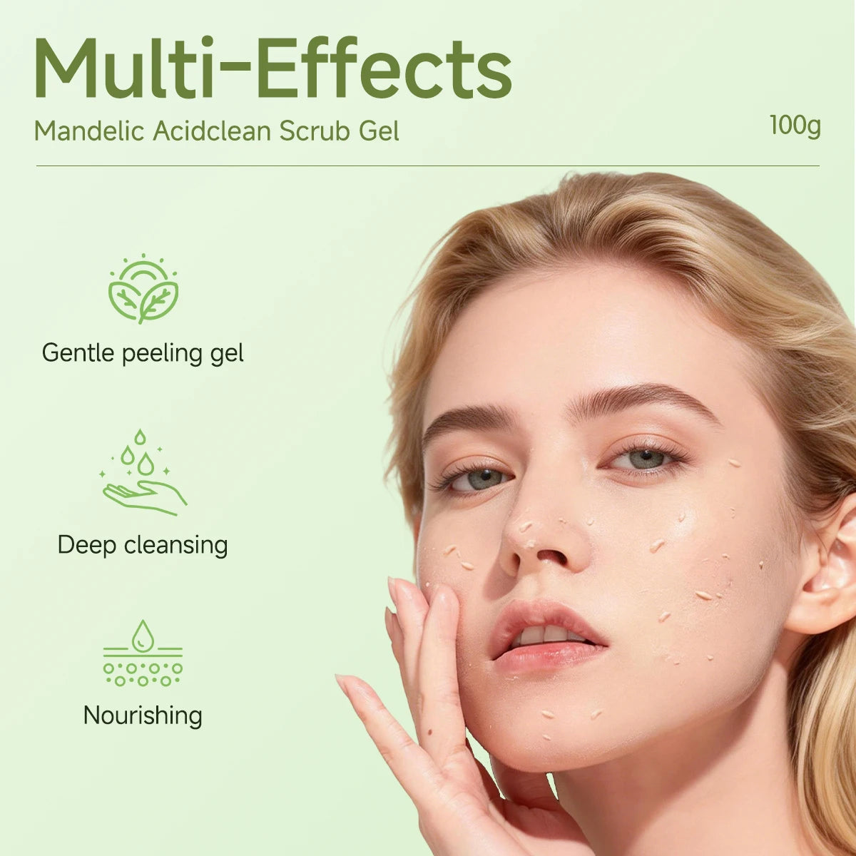 Gel de Limpeza e Esfoliação com Ácido Mandélico — Limpeza Profunda e Suave para Pele Radiante