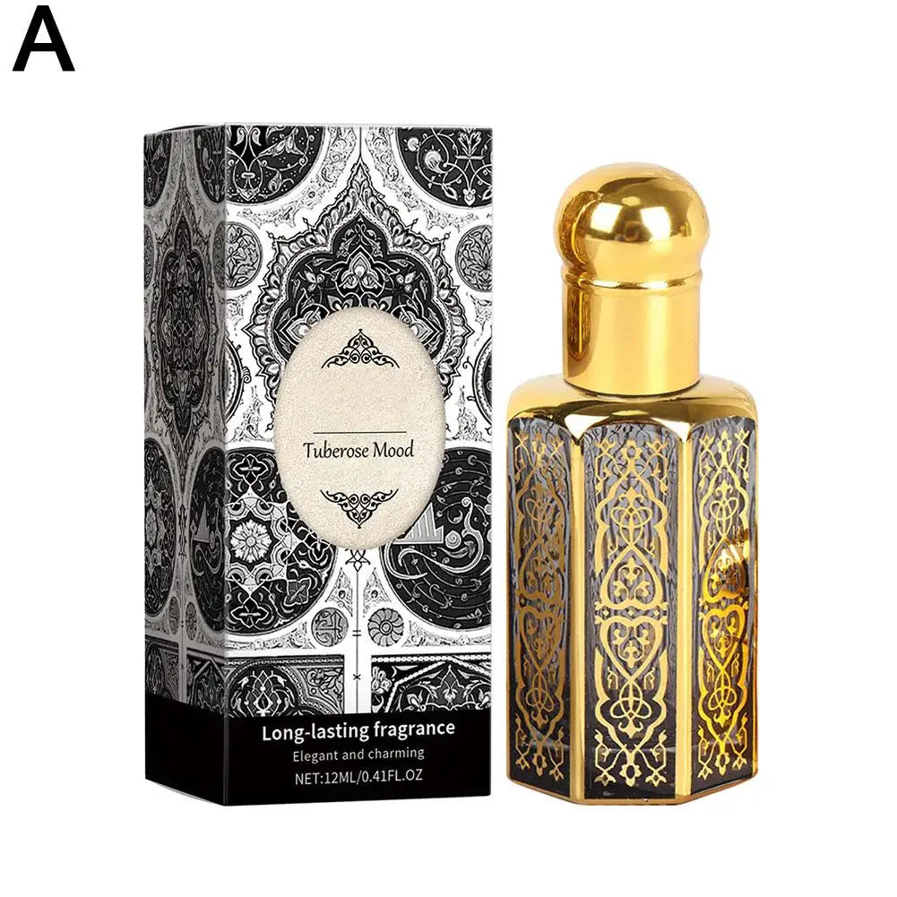 Perfume Árabe Feminino com Feromônio — Buquê Floral de Rosa, Jasmim e Baunilha Duradouro