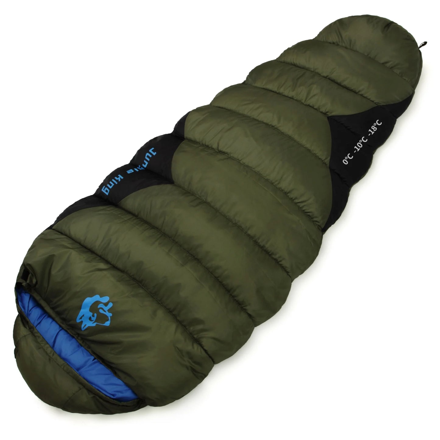 Saco de Dormir Térmico Leve para Camping e Trilha — Múmia de Fibra Oca, Compacto e Resistente