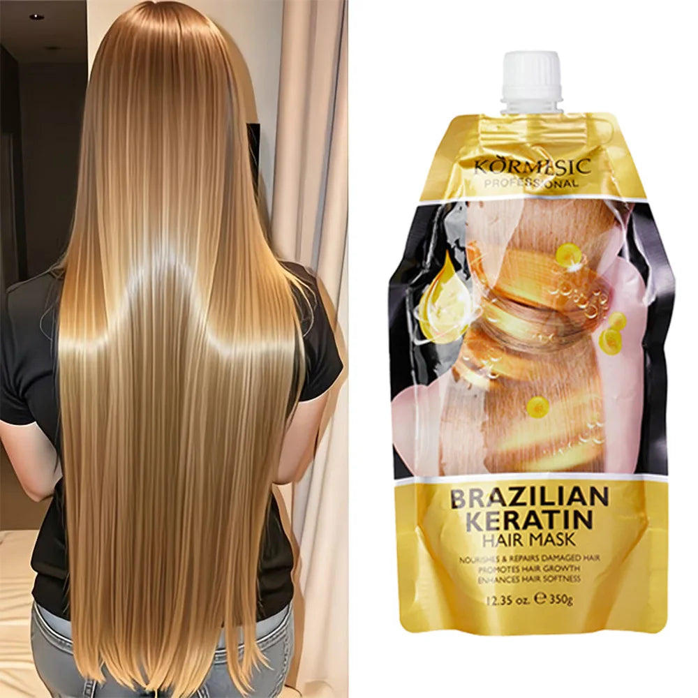 Máscara Capilar de Colágeno — Nutrição Profunda, Reparação e Brilho para Cabelos Tingidos e Secos