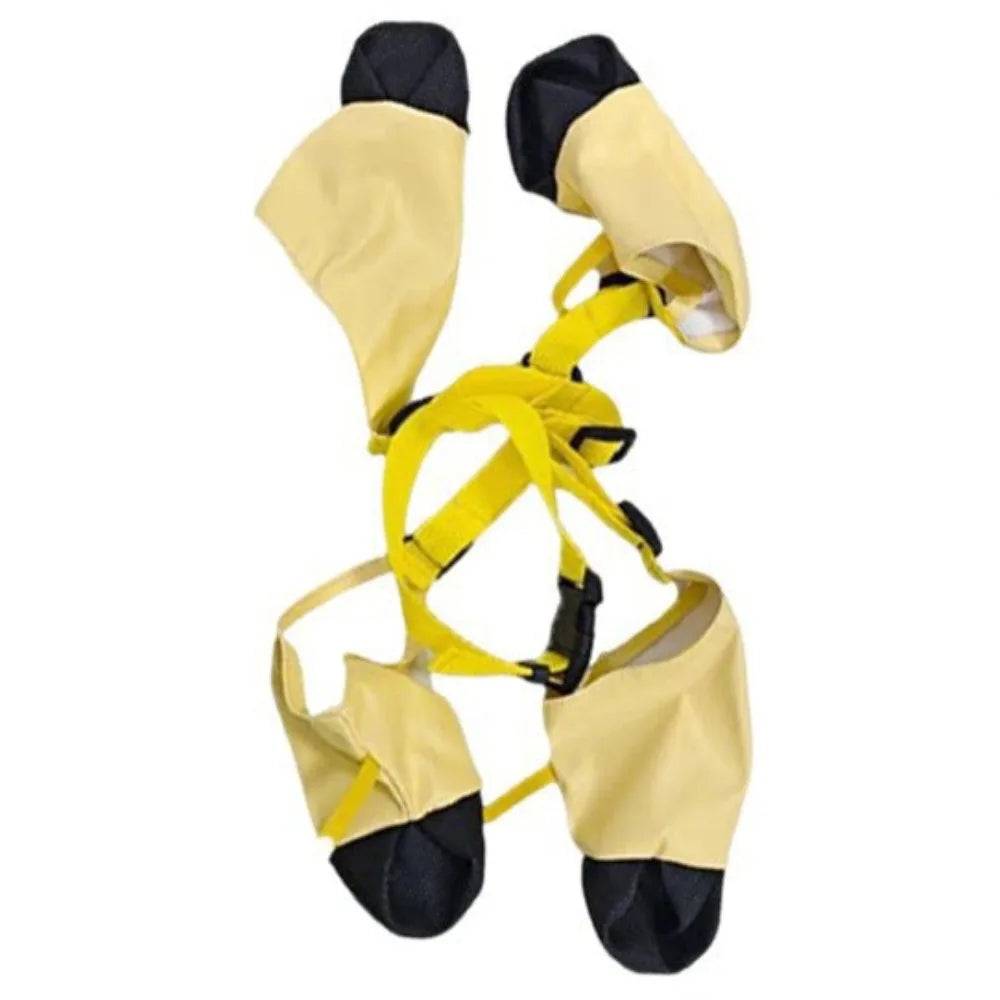 Botas de Chuva Impermeáveis para Cães, Protetor de Patas Ajustável e à Prova de Sujeira, Respirável, com Alça Auxiliar Antiderrapante para Dias Chuvosos