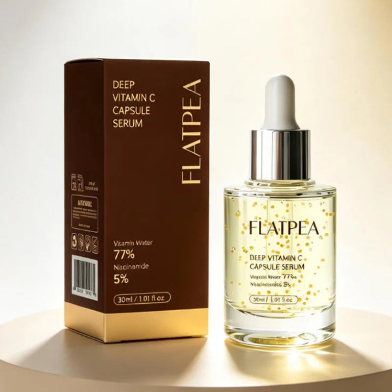 Sérum em Cápsulas de Vitamina C — Essência Iluminadora com Niacinamida para Brilho e Hidratação Facial