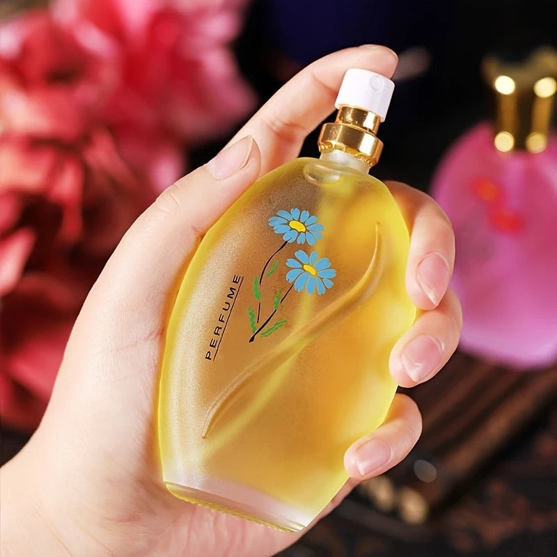 Perfume 50ml com Fragrância de Rosa e Jasmim — Presente Elegante para Homens e Mulheres