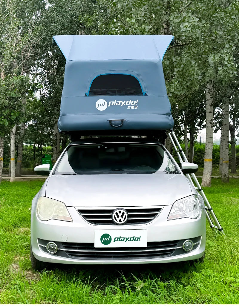 Tenda de Glamping Portátil para Camping ao Ar Livre, Tenda Inflável para Teto de Carro SUV 4x4