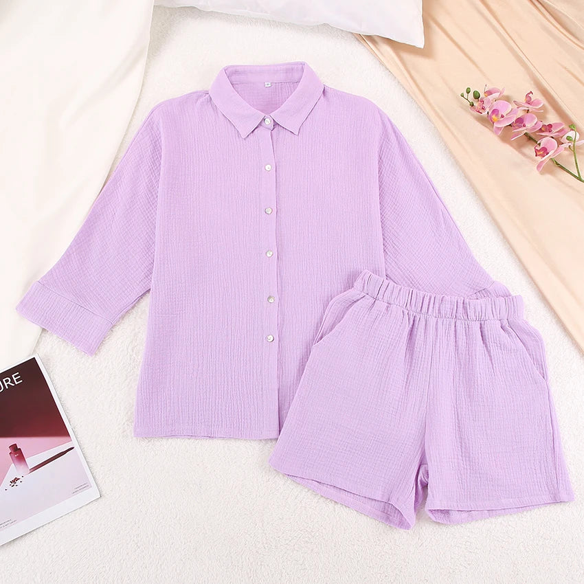 Pijama de Algodão Feminino Quentinho — Conforto e Estilo para Noites Perfeitas