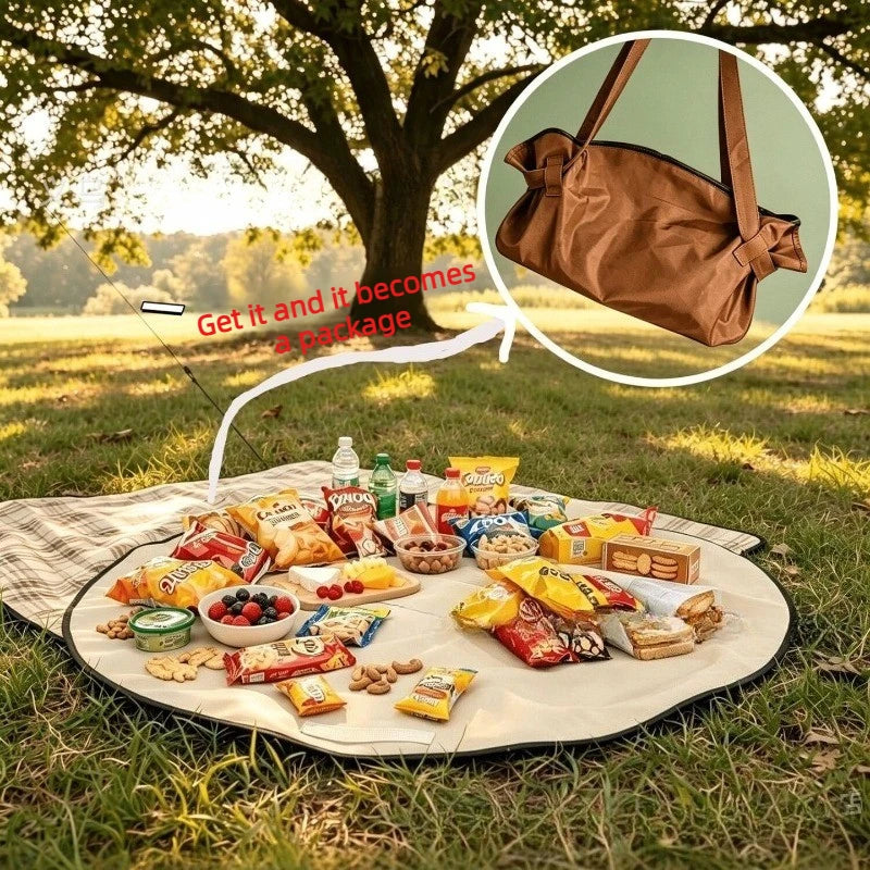 Bolsa Organizadora de Viagem Dobável e Resistente — Grande Capacidade para Camping, Passeios e Piquenique