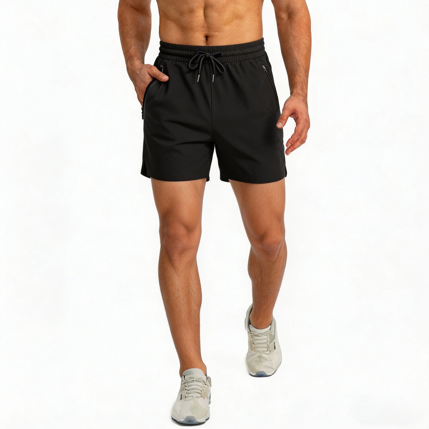 Shorts Masculinos de Secagem Rápida Estilosos — Ideais para Treinos Atléticos e Academia