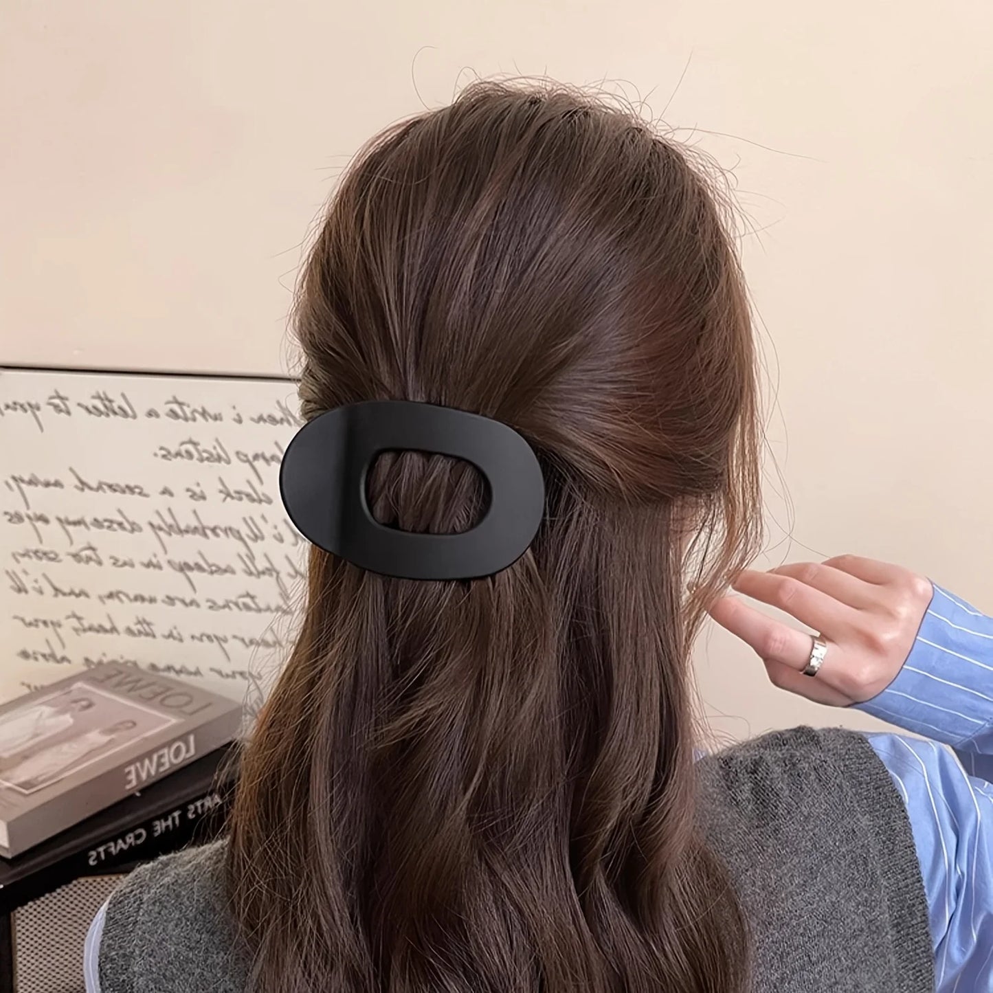 Grampos de Cabelo Foscos Antiderrapantes — Estilo Coreano, Durável e Elegante para o Dia a Dia