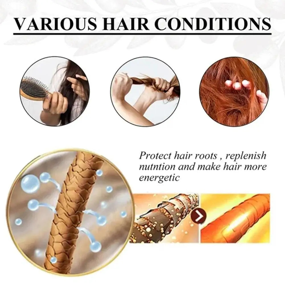 Sérum de Argan Marroquino em Névoa — Óleo Leve para Cabelos Divididos, Crespos e com Frizz