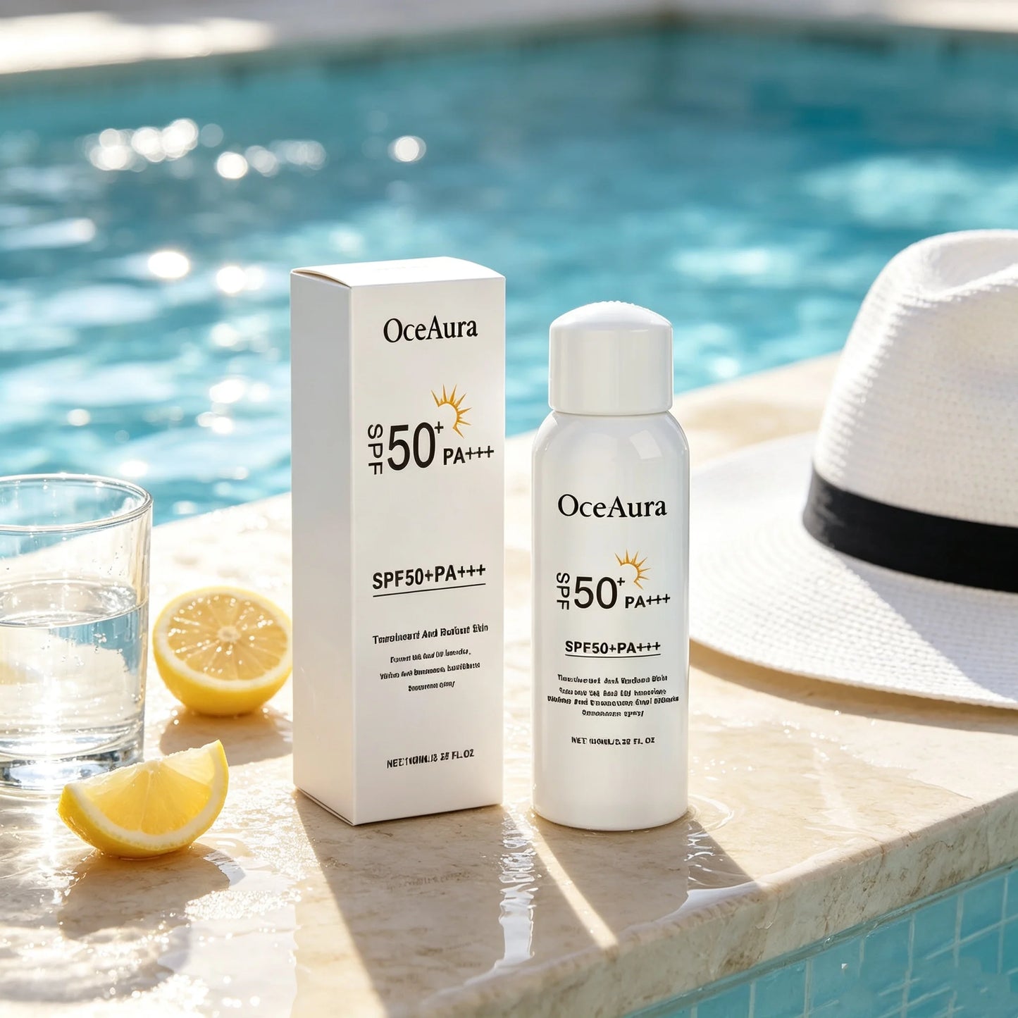 Spray Protetor Solar Facial — Hidratação Duradoura, À Prova d'Água e Suave para a Pele