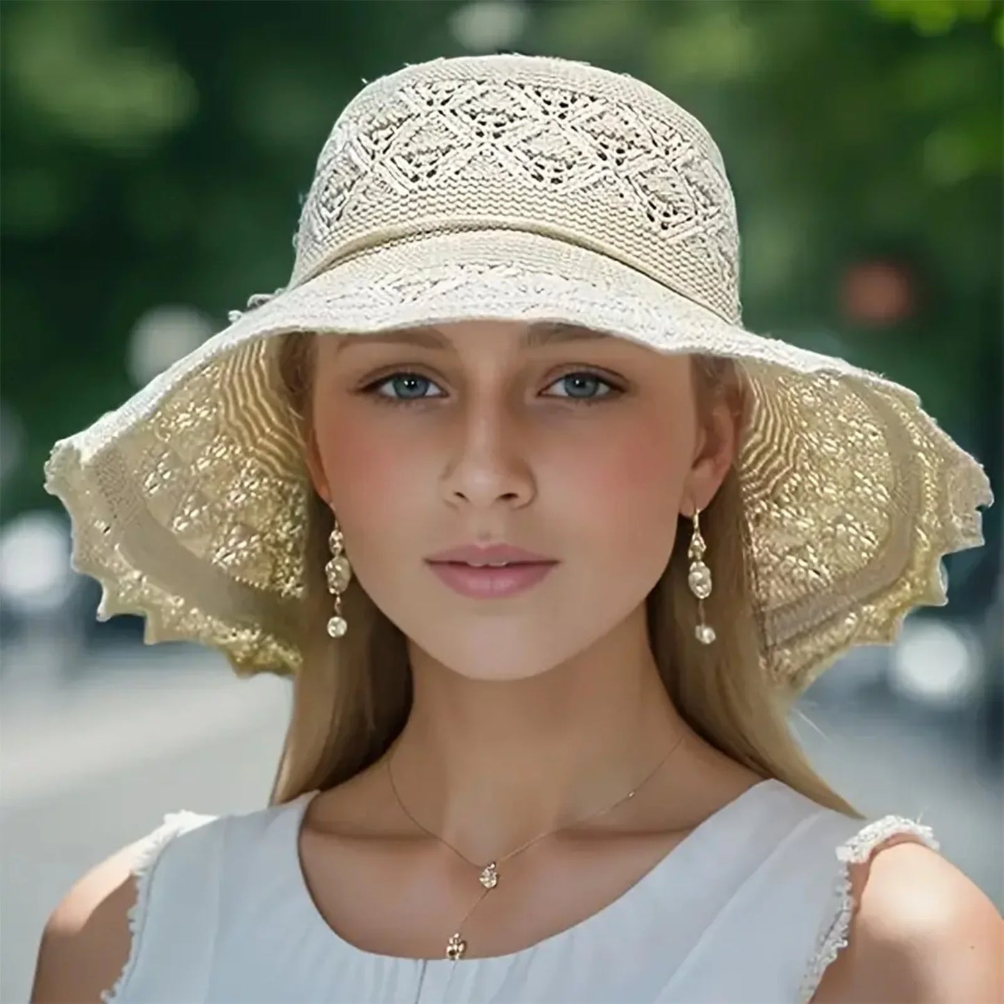 Viseira de Sol Elegante para Mulheres — Proteção UV e Estilo para o Verão