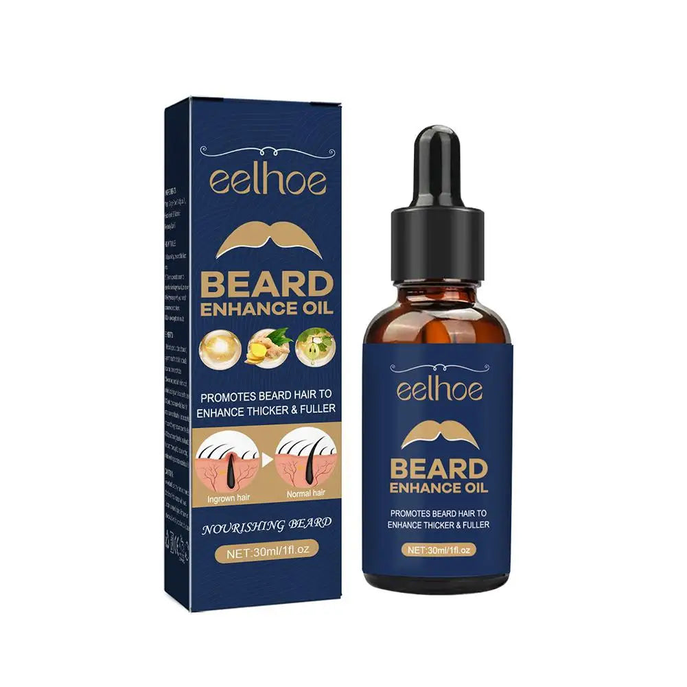Óleo para Barba Masculino 30ml — Suavizante, Nutritivo e Estimulante para Crescimento Saudável