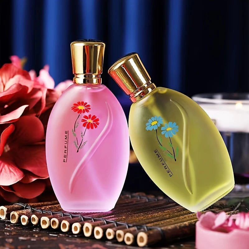 Perfume 50ml com Fragrância de Rosa e Jasmim — Presente Elegante para Homens e Mulheres