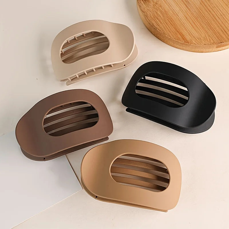 Grampos de Cabelo Foscos Antiderrapantes — Estilo Coreano, Durável e Elegante para o Dia a Dia