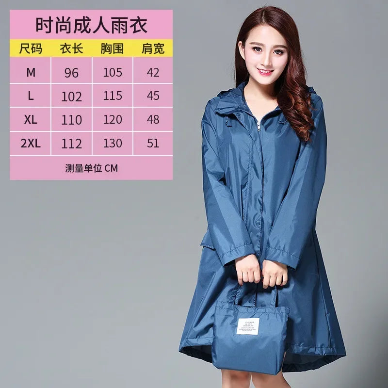 Waterproof Windproof Hooded Light Raincoat for Women and Men, Ponchos Jacket Cloak for Tourist Outdoor Hiking
